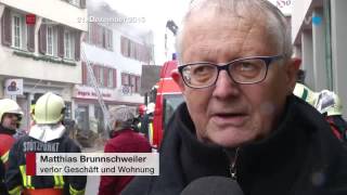 Rückblick auf Brand in historischem Zentrum von Steckborn [upl. by Fagaly747]