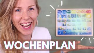 Wochenplan für Kinder  DIY oder ausdrucken [upl. by Lian]