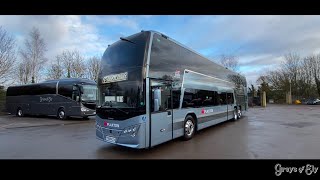 Plaxton Panorama Double Deck Coach Walk Through with Greys of Ely [upl. by Masao]