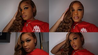 WATCH ME REINSTALL MY WIG ft CRANBERRY HAIR 😩💕 wiginstall cranberryhair frontal [upl. by Hayley584]