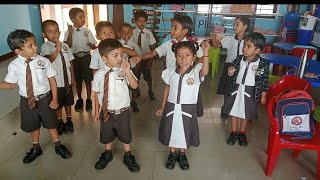 Vishwa Bharati English Medium School Kalabhavi Learning weeks Name with Fun ವಾರಗಳು ಪಾಠದ ಜೊತೆ ಆಟ [upl. by Etnuhs]