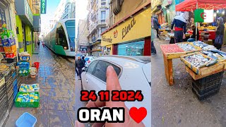 جولة في شوارع وهران الباهية اليوم 24 11 2024 WAHRAN ORAN ♥️ [upl. by Bodwell]