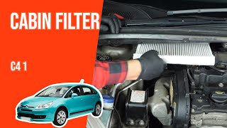 How to replace the cabin filter C4 mk1 👃 [upl. by Friederike273]