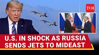 Putins Warplanes Arrive In Mideast Israel US In Shock After Sukhoi35 Fly Over [upl. by Aurthur]