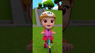 I Can Ride a Bike 🚲  Exercise Song  Rosoo Family kidssong nurseryrhymes shorts [upl. by Teryl]