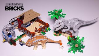 Lego Jurassic World 75941 Indominus Rex vs Ankylosaurus Speed Build [upl. by Amsirhc]