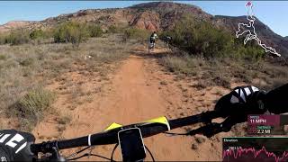 2018 Palo Duro Canyon Mountain Bike Marathon Race Lap 1 [upl. by Durrett]