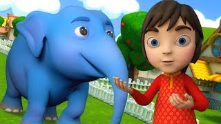 Hathi Raja Kahan Chale  Hindi Nursery Rhymes  Baby Rhymes  हाथी राजा कहाँ चले  Hindi Balgeet [upl. by Zurheide]