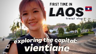 36 HOURS in LAOS VIENTIANE  Sights amp Food  Laos Travel Vlog 🇱🇦 [upl. by Klemm]