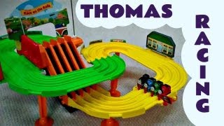 Racing On The Rails by Thomas amp Friends Kids Toy Train Set [upl. by Ahtelahs]