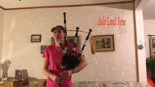 Bagpipes Auld Lang Syne [upl. by Ahsla]