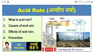 What is acid rainCauses and effects of acid rainPrevention [upl. by Ten]