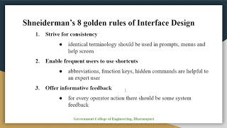 Shneiderman’s 8 golden rules [upl. by Brenton]