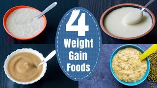 4 Weight Gain Baby Foods  Healthy Baby Foods for 6 to 24 Month  Homemade Baby Foods [upl. by Aitnauq]