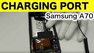 Samsung A70 Charging port Replacement [upl. by Llerret828]