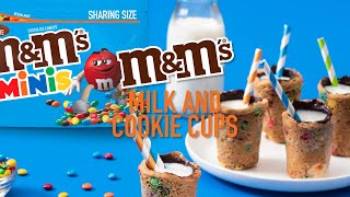 MampMS Milk and Cookie Cups [upl. by Anis]