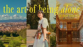 the art of being alone  solo traveling in europe [upl. by Eahsram]