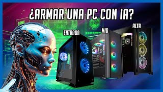 ¿Cómo ELEGIR los COMPONENTES de tu PC GAMER  3 Opciones usando IA en CYBERPUERTA [upl. by Bramwell]