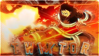 Free Shinra Twixtor 4k No CC Fire Force [upl. by Ludwog650]