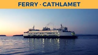 Departure of ferry CATHLAMET in Mukilteo Washington State Ferries [upl. by Lachance]