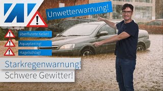 Aktuelle Unwetterwarnung Schwere Gewitter in Teilen Deutschlands Sturzfluten Hitze entschärft [upl. by Xel991]