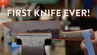 MAKERS FORGE STUDIO  First Time Knife Makers Learn From A Master Bladesmith [upl. by Eigram]