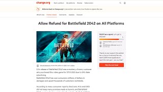 Sign The Refund Battlefield 2042 Petition [upl. by Oicnanev]