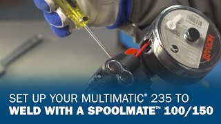 Set Up Your Multimatic 235 to Weld With a Spoolmate 100150 [upl. by Marysa108]