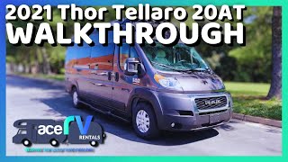 2021 Thor Tellaro 20AT Walkthrough · Ace RV Rentals amp Sales [upl. by Adrell]