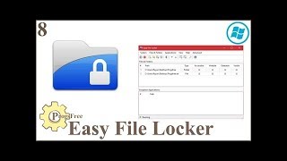 How to Install  Use amp Uninstall EASY FILE LOCKER in Windows 1078 [upl. by Ayatahs]