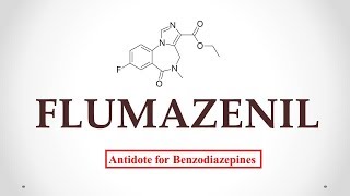 Flumazenil uses antidote effects against Benzodiazepines  mechanism indications and ADRs ☠ [upl. by Marcel405]