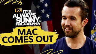 Mac Comes Out  Scene  Its Always Sunny in Philadelphia  FX [upl. by Aizirk]