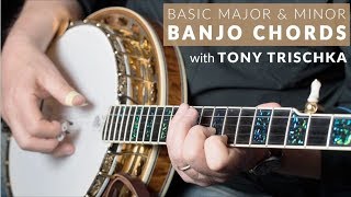 Basic Major and Minor Banjo Chords [upl. by Essirahc]