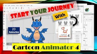 Cartoon Animator4 create 2D animation  CTA4 for beginners create stories  Tutorial In Hindi [upl. by Mari]