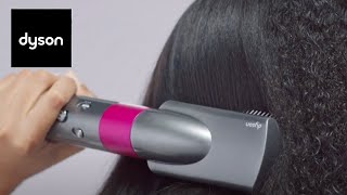 Tutorial Smooth and straighten your hair with the Dyson Airwrap™ styler [upl. by Koh852]