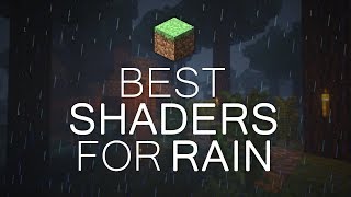 Best Shaders For Rain  Beautiful Rain Shaders  MINECRAFT 112  1122 [upl. by Ailima]