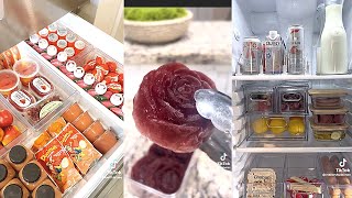 Fridge Restock amp Organization Satisfying ASMR [upl. by Idnod]