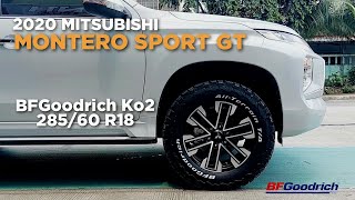 BFGoodrich Ko2 28560 R18  Mitsubishi Montero Sport GT [upl. by Leahicm859]