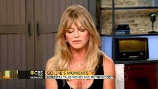 Goldie Hawn on movies and motherhood [upl. by Llorrad]