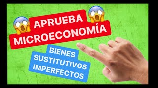 🏆APRUEBA MICROECONOMÍA Fácil✅✅ Funciones de utilidad Bienes SUSTITUTIVOS IMPERFECTOS [upl. by Niggem]