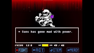 Dusttrust Sans Fight Phase 2 Remake [upl. by Imat]