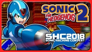 MEGA MAN X IN SONIC 2  Sonic ROM Hacks SHC 2018 Edition [upl. by Maharba784]