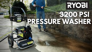 RYOBI 3200 PSI Kohler Gas Pressure Washer [upl. by Pompea329]