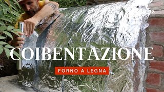 Come costruire un forno a legna 12 camino e isolamento how to build wood fired pizza oven ASMR [upl. by Cord334]