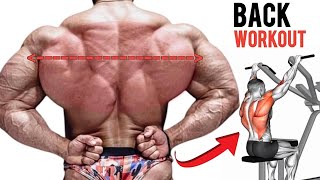 Best 8 Top Back Exercises To Build Big Back Muscle  BACK WORKOUT [upl. by Pyne]