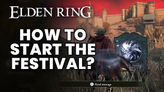 Elden Ring  How to Activate Redmane Castles Portal amp Start Radahn Festival [upl. by Donelson]