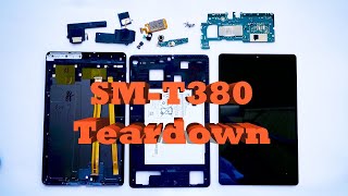 Samsung Galaxy Tab A SMT380 80quot Full Disassembly Teardown Guide Screen Replacement [upl. by Erodeht]