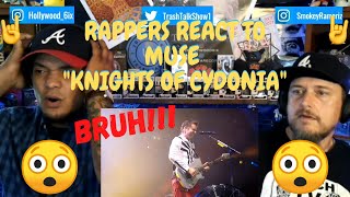 Rappers React To Muse quotKnights Of Cydoniaquot LIVE IN ROME [upl. by Vitus866]