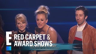 The Big Bang Theory Wins Favorite Network TV Comedy  E Peoples Choice Awards [upl. by Nassi479]