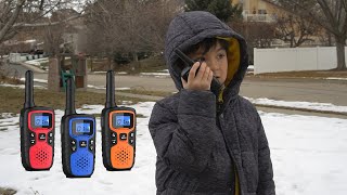 Walkie Talkies for Adults Long Range Review  Wishouse Rechargeable 2 Way Radios [upl. by Abran]